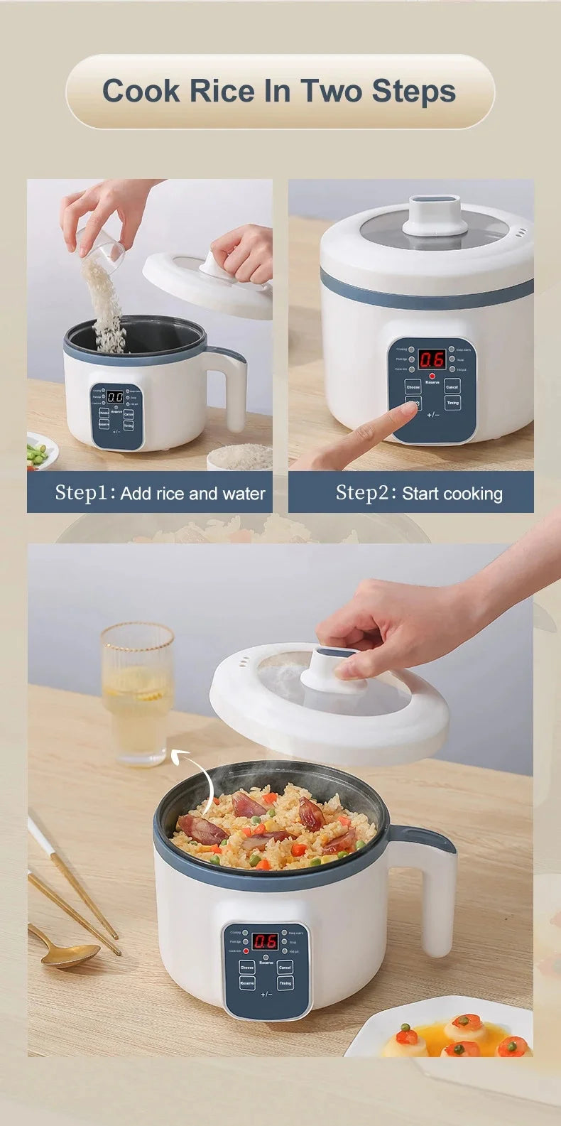 Functional Electric Rice Cooker