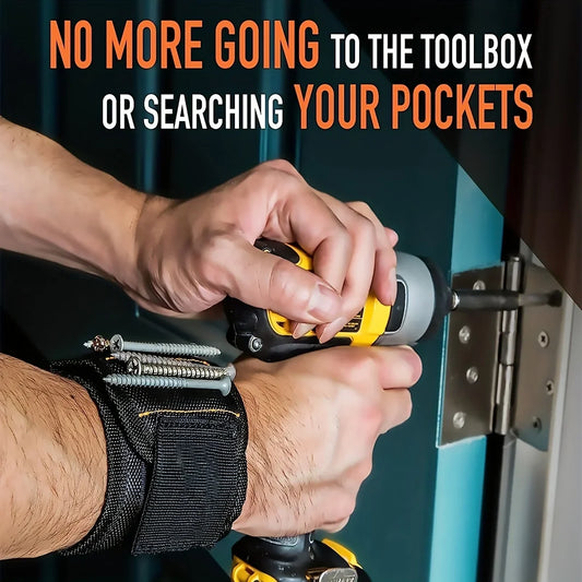 Magnetic wristband tool